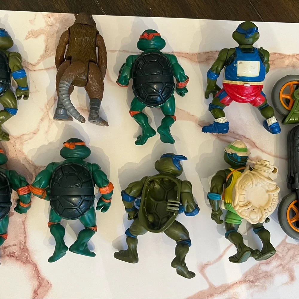 Vintage TMNT Action Figures 1988 1989 1992 Teenage Mutant Ninja Turtles - Picture 7 of 7